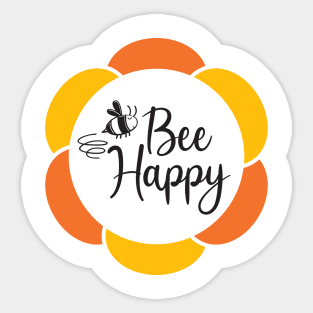 Bee happy Sticker